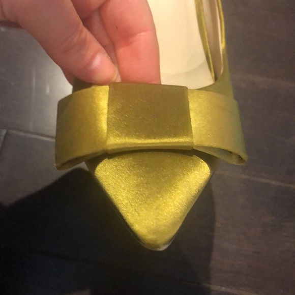 4” heeled Zara pumps bundle size 8/39 black, grey, chartreuse - Picture 11 of 13